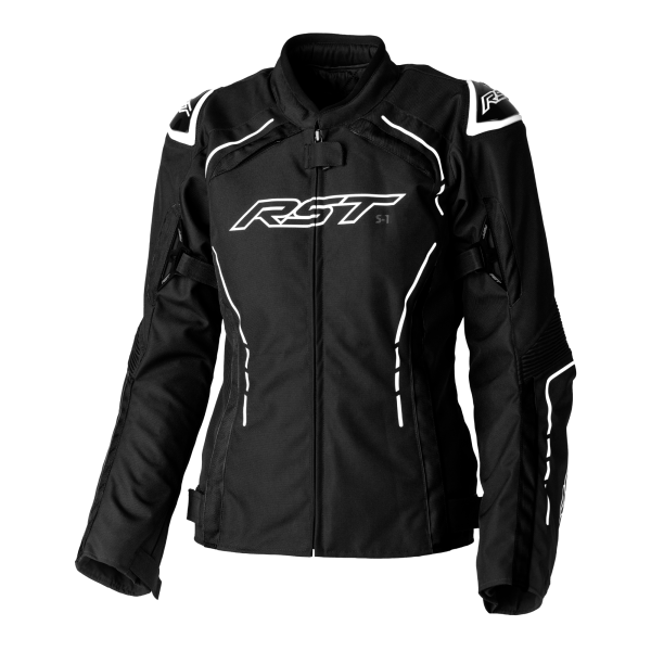 RST RST S1 CE Ladies Textile Jacket Black/White